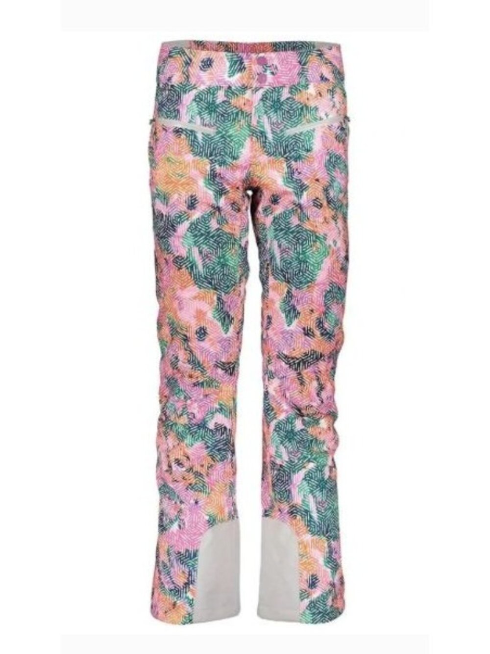 NWT Obermeyer Women's 6 Short Geometric Mosaic Pink/Multi Bliss Pants MSRP$199